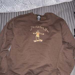 Thrasher Gonz Logo Brown Crewneck Sweatshirt Gonz...